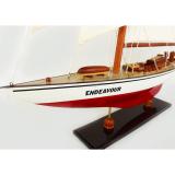 Thuận buồm xuôi gió Thuyền Endeavour 50cm (Đỏ - Trắng)
