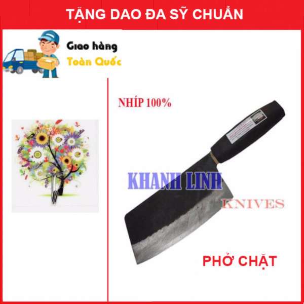 Móc treo nhà bếp + Tặng kèm dụng cụ nhà bếp (chặt vuông) Khánh Linh - Đa Sỹ làm bằng nhíp 100% (KL-phở chặt nhíp)