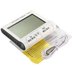 Moonar MÀN HÌNH LCD Kỹ Thuật Số Nhiệt Kế Ẩm Kế Trong Nhà Ngoài Trời Max Min Nhiệt Độ Độ Ẩm