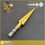 Mũi khoan thẳng 3-13MM HSS TIN chuôi lục