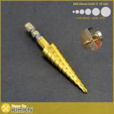 Mũi khoan thẳng 3-13MM HSS TIN chuôi lục