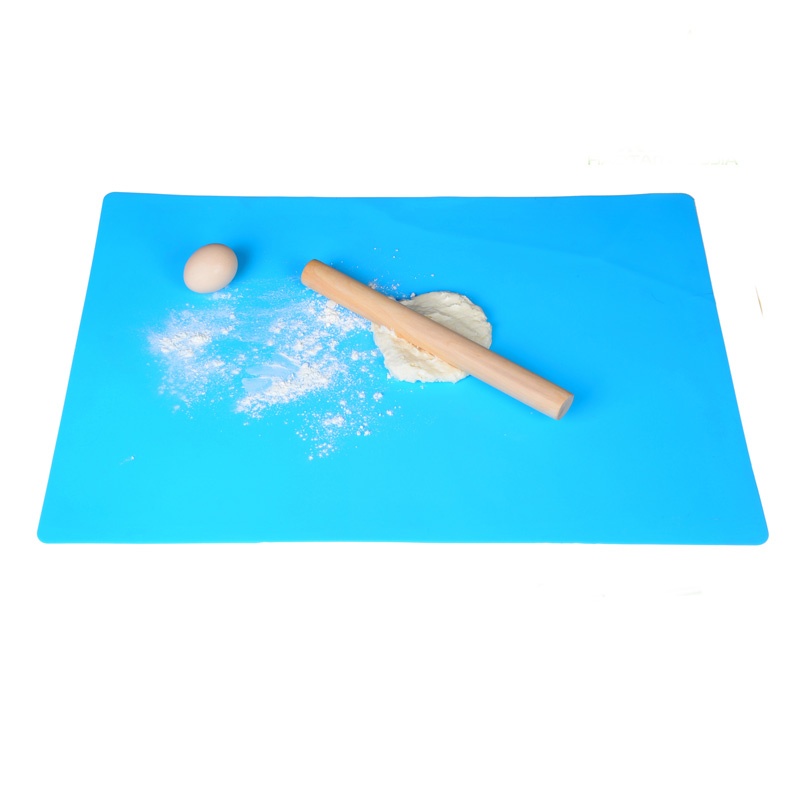 Multifunctional Non-stick Silicone Baking Mat Liner Heat Resistance Table Placemat Pad Pastry Board Size 40x30cm,Blue - intl