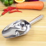 Muôi xúc đá, xúc bột (cỡ trung, số 4) bằng Inox 304 cao cấp