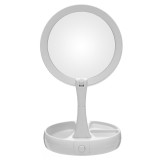 My Fold Away Mirror LED-illuminated Double Sided 10x magnification Makeup Mirror - intl