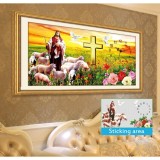 Tranh đính đá chúa chăn cừu my8035-ngọc thịnh