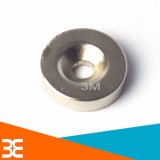 Nam Châm Đất Hiếm Tròn 18x5mm Lỗ 5mm ( từ tính hút cực mạnh)