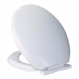 Nắp bồn cầu đóng êm HA05, nhựa plastic trắng