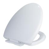 Nắp bồn cầu đóng êm HA07 - nhựa plastic trắng dài 46cm