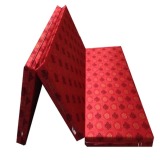 Nệm Bông Gòn Ép Hàn Quốc Gấp 3 Áo Gấm Valize 140X200X5CM