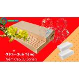 Nệm Cao Su Sohan Premium 160x200x10cm Tặng 2 Gối Cao Su ( kem )