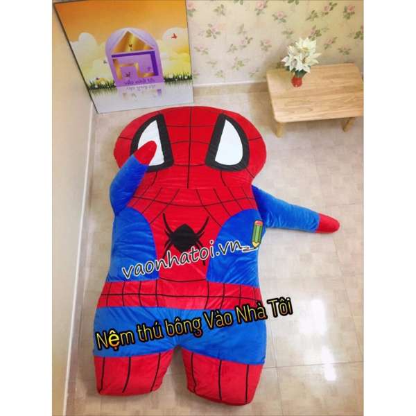 Nệm Hình Thú Cao Cấp Nhật Bản Spider Man Vao Nha Toi BA0007