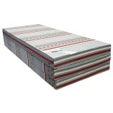 Nệm PE Hàn Quốc Gấp 3 Áo Gấm Valize Cao Cấp . 1M4x2Mx9Cm