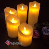 Nến điện tử sinh động cao cấp vỏ sáp chảy 15cm