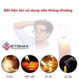 Nến điện tử sinh động cao cấp vỏ sáp chảy 15cm