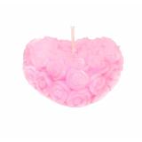 Nến thơm décor hoa hồng hình trái tim MIC5067 (Hồng)