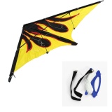 New 63-Inch 1.6m Dual Line Flame Stunt Kite Outdoor fun Sport Toys for Beginner - intl