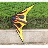 New 63-Inch 1.6m Dual Line Flame Stunt Kite Outdoor fun Sport Toys for Beginner - intl