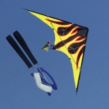 New 63-Inch 1.6m Dual Line Flame Stunt Kite Outdoor fun Sport Toys for Beginner - intl