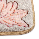 New Soft Non-slip Carpet Floor Mat Rug Shower Bathroom Bedroom Home Kitchen Pad Coffee Leaves (Intl)