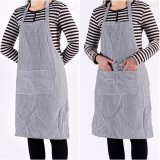 New Striped Skirt Waiter Kitchen Chef Cooking Apron Blue - intl