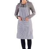 New Striped Skirt Waiter Kitchen Chef Cooking Apron Blue - intl