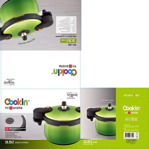 Nồi áp suất Cookin IPC350 3.5 lít (Xanh kiwi)