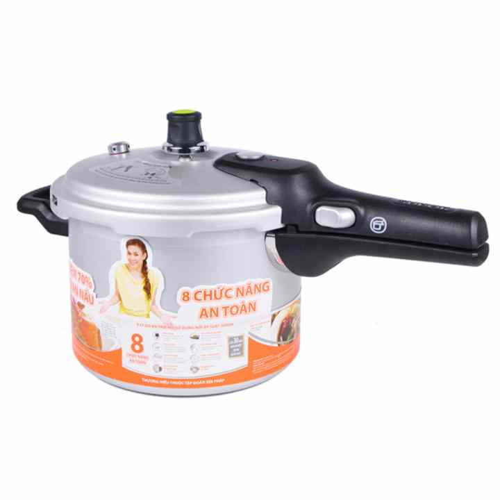 Nồi áp suất đáy từ Safety Supor YH18N1IH 18cm - 3.5L - Dùng với mọi loại bếp