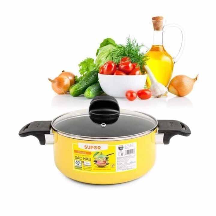 Nồi canh chống dính Supor sắc màu S08A20