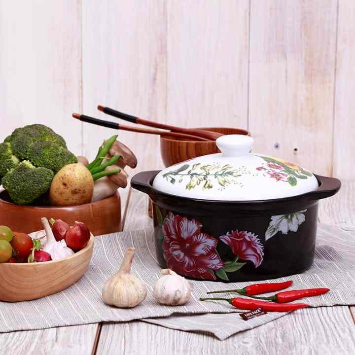 NỒI GỐM SỨ ĐÁY TỪ ROYALCOOKS 2L