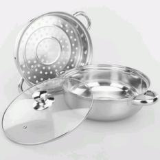 NỒI HẤP INOX 2 TẦNG