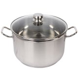 Nồi luộc gà Inox 3 đáy nắp kính dùng bếp từ 30cm Fivestar