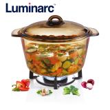 Nồi thủy tinh cao cấp Luminarc Vitro Blooming Amberline 5L J0886 (Đen)