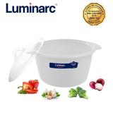 Nồi thủy tinh Luminarc Vitro Blooming trắng 3L (Sử dụng bếp từ)