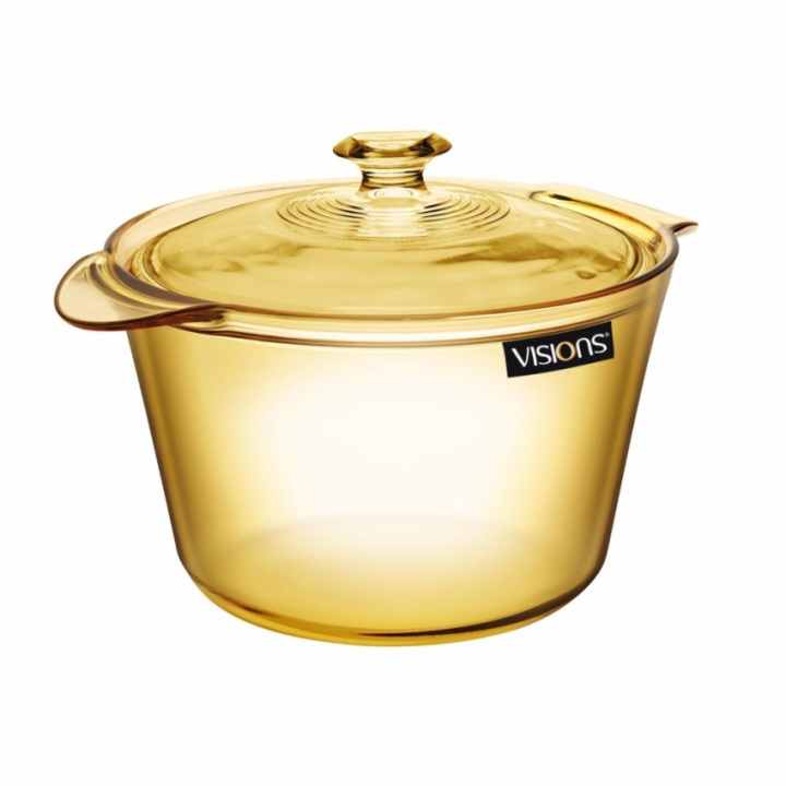 Nồi thủy tinh Visions Flair VSF-55 5.5L + Tặng 1 nồi thủy tinh Visions flair VSF-12STW 1.2L