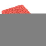 Non Slip Fluffy Bedroom Rug Bath Shaggy Door Carpet Floor Mat Chenille 80 x 50cm (Orange Red) - Intl