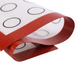 epayst Nonstick Silicone Baking Mat Oven Pastry Liner Macaron Cake Cookie Sheet Kitchen (Red)