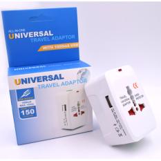 Ổ cắm chuyển đổi đa năng các tiêu chuẩn AU UK US EU có cổng nạp USB 1A