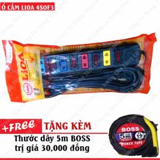 Ổ cắm có bảo vệ quá tải bằng CB LIOA 4SOF3 (td)