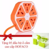 Ổ CẮM ĐIỆN 5 PHÍCH CẮM 2 CỔNG USB  (Tặng 05 đầu bịt ổ cắm)