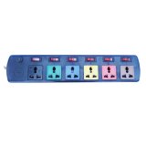 Ổ cắm điện đa năng LIOA 6DOF33N (Đen)