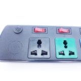 Ổ cắm điện đa năng LIOA 6DOF33N (Đen)