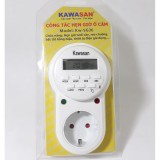 Ổ cắm hẹn giờ điện tử bật tắt tự động hàng ngày Kawa SG36 (Hẹn theo giây)