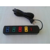 Ổ cắm lioa loại 4 ổ 2 chấu dài 3 mét