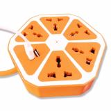 Ổ Điên Đa Năng Kèm Chân Sạc USB  Hexagon Socket - NS3107172
