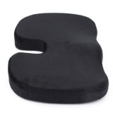 Office Chair Orthopedic Seat Cushion Release Pillow Memory Foam (Black) (Intl)