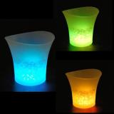 OH 5L LED Ice Bucket Color with Light Change Flashing Cool Bars Night Party Blue