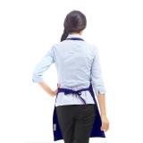 OH Sleeveless Simple Adjustable Plain Apron with Front Pocket Butcher Chefs blue