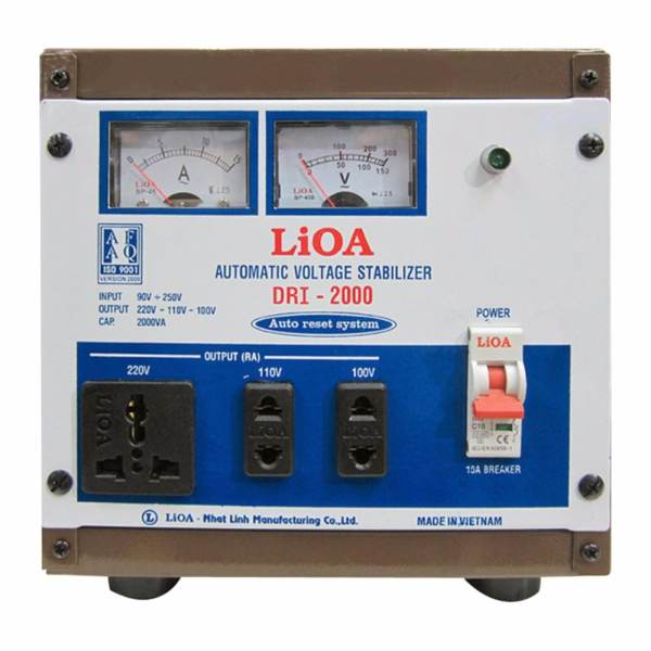 Ổn Áp Lioa 1p Dri-2kva – Dri-2000(Nâu)