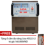 Ổn áp LIOA 1P DRI-5KVA + Tặng ổ cắm đa năng Lioa 4SS2.5-2