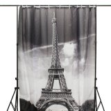 Paris Tháp Eiffel Khung Cảnh Nhà Tắm Chất Liệu Vải Poly Chống Thấm Nước Tắm-quốc tế